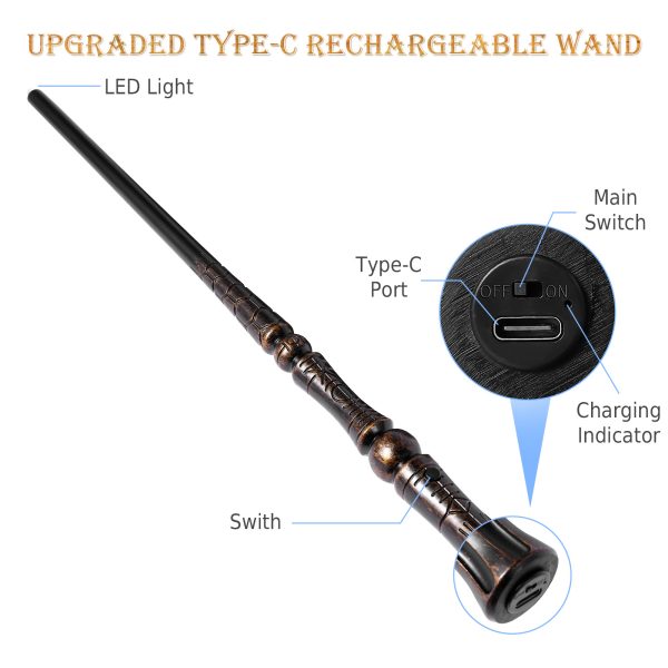 MagicRanger Lightup Rune Wand - Image 2