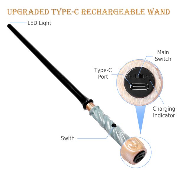 MagicRanger Lightup Shell Wand - Image 2