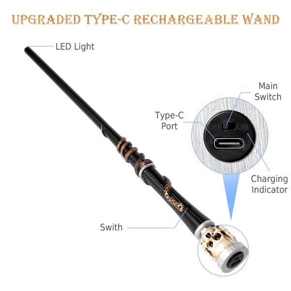 MagicRanger Lightup Skull Wand - Image 2